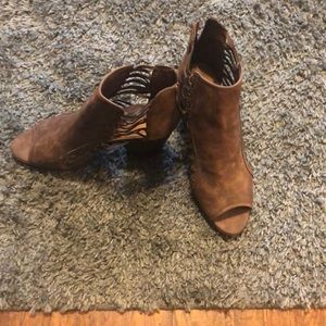 Brown ankle boots